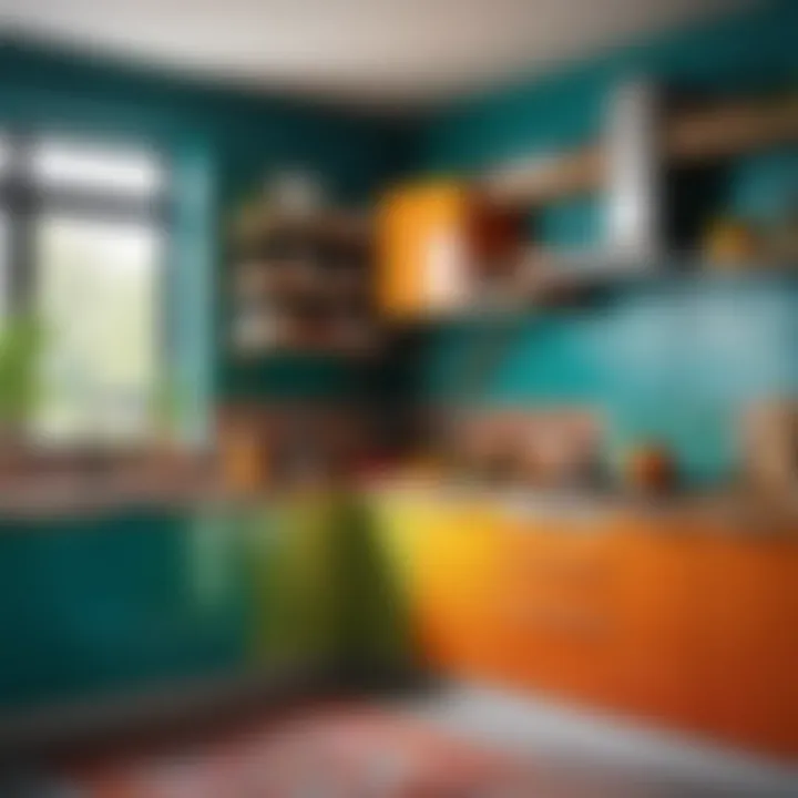 Colorful kitchen decor ideas