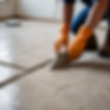 Surface preparation for tile installation