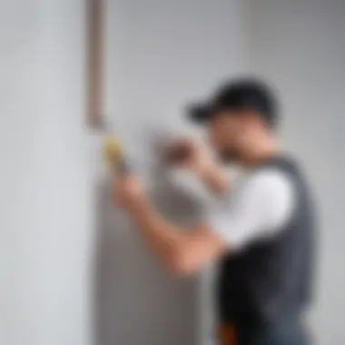 Using a Level Tool for Accurate Corner Assessments Using a level tool to check wall corners