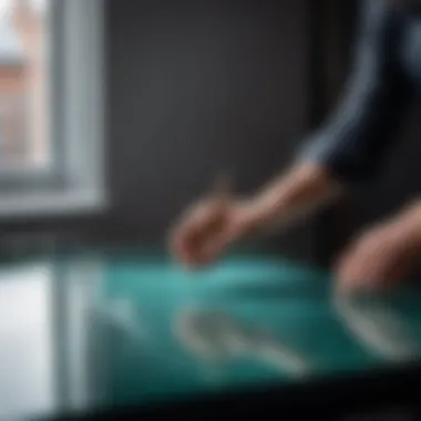 Techniques for Film Application Applying film onto glass surface with precision