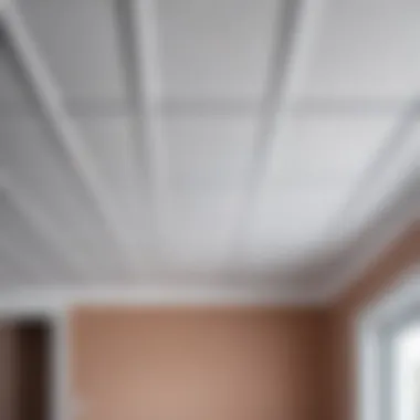 Correct Application of Foam Boards Application of foam boards on ceiling