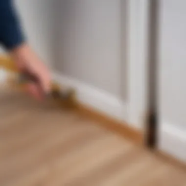 Effective Techniques for Attaching Baseboards Correct methods for securing the baseboard