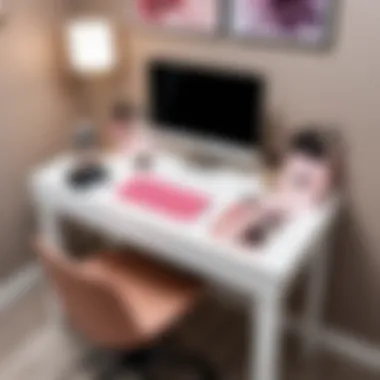 Creating an Efficient Workspace with Your New Manicure Table Organized workspace after finishing the manicure table