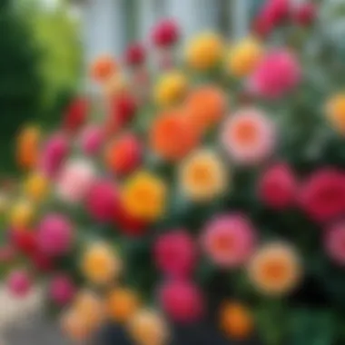 Vibrant Mix of Roses Vibrant mix of roses in a garden