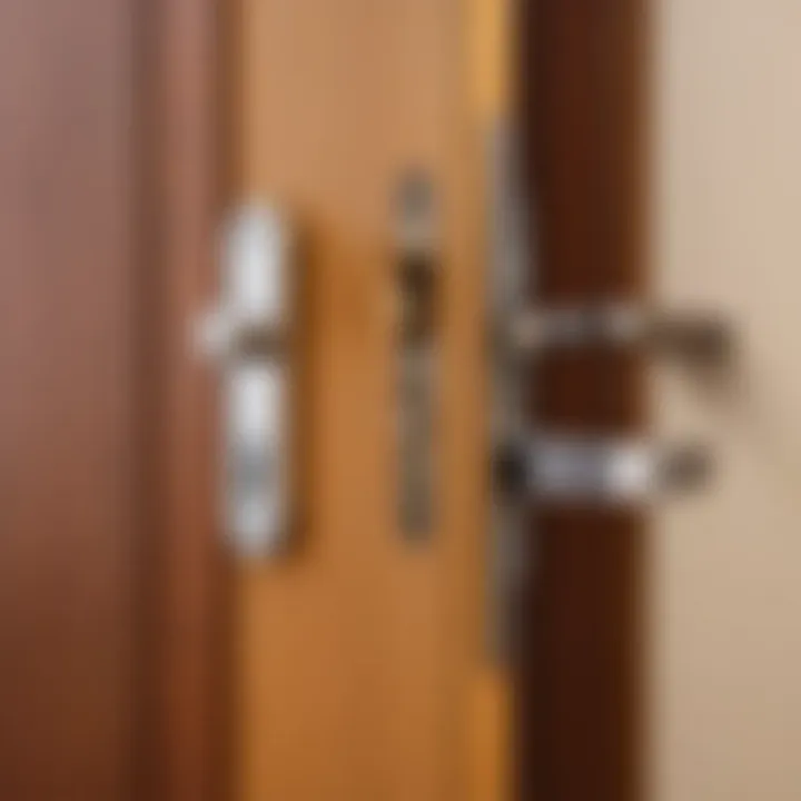 Type of locks for plastic doors