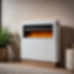 Modern electric heater suitable for a cottage