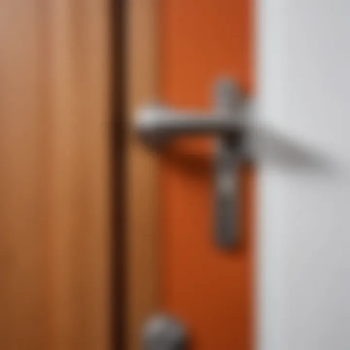 Installation tools and guide for door handles