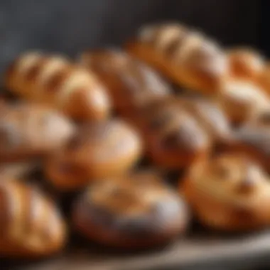 Variety of Breads from Home Makers Different types of bread produced by home bread makers.
