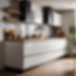 Shiny kitchen furniture after cleaning