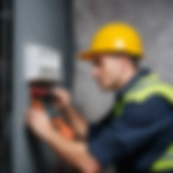 Safety precautions while working with electrical connections