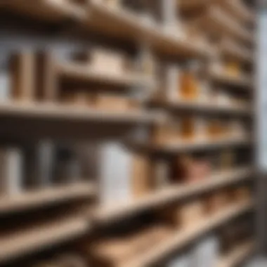Selecting Quality Materials for Your Shelf An assortment of high-quality materials for shelf construction