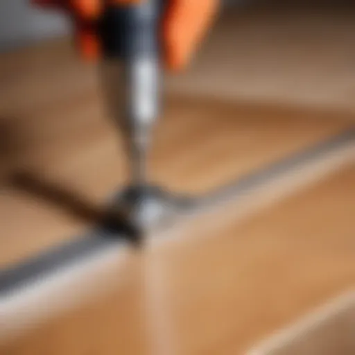 Precision cutting tool for baseboard