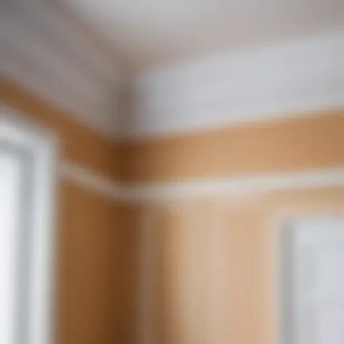 Finished Look of Installed Plastic Cornices Finished look of installed plastic cornices