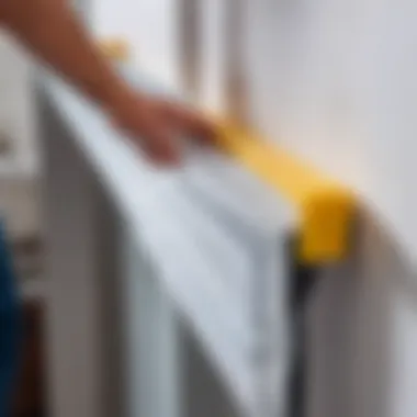 Proper Technique for Slicing Plastic Cornices Proper technique for slicing plastic cornices