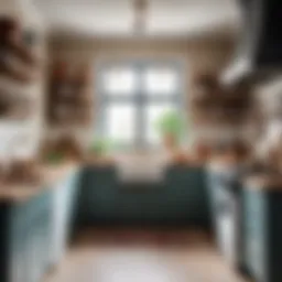 Charming vintage kitchen with modern accents