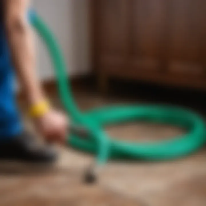 Preventing common mistakes during hose disconnection