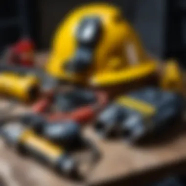 Safety equipment for drilling tasks