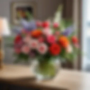 Elegant Arrangement of Flowers Elegant arrangement of flowers showcasing proper care techniques