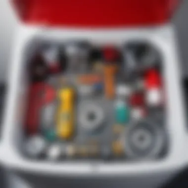 Essential Tools for Washing Machine Maintenance Washing machine maintenance tools arranged neatly