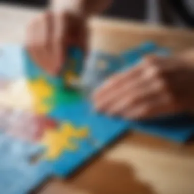 Effective Techniques for Puzzle Gluing Techniques for applying glue to puzzles