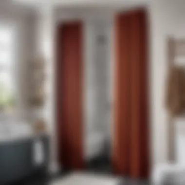 Choosing the Right Materials Selecting the right materials for a corner shower curtain