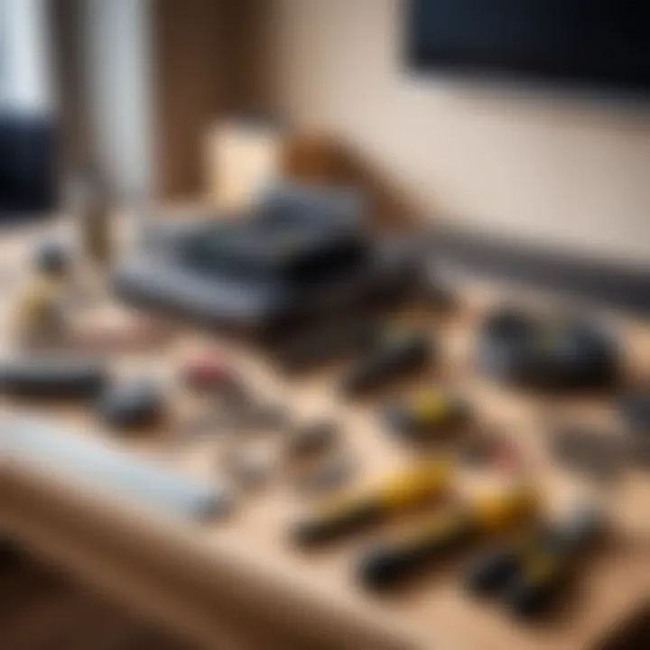 Tools required for TV installation