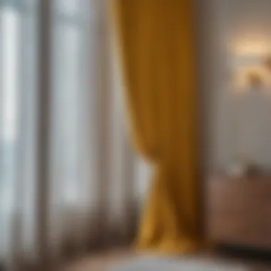Professional Hemmed Curtains Finished curtains showcasing a professional hem