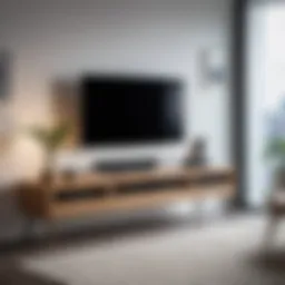 Creative cable management solutions for TVs