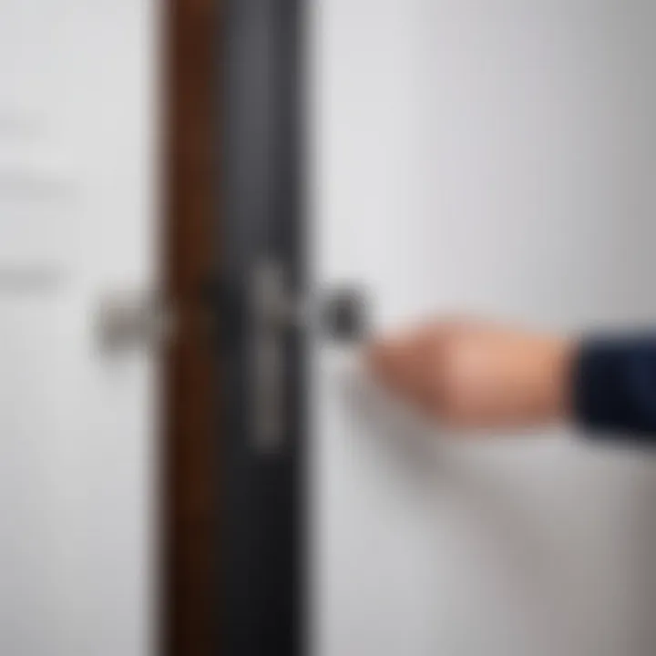 Steps to ensure accurate door mounting