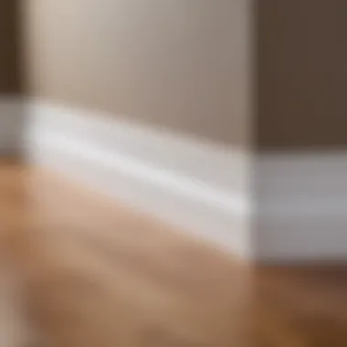 Completed Baseboard Installation in Home Setting Finished baseboard installation in a room