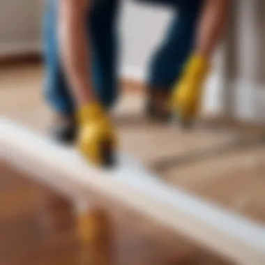 Preparing the Surface for Baseboards Surface preparation for baseboards