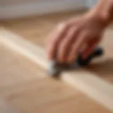 Precision cutting of corner pieces for baseboards