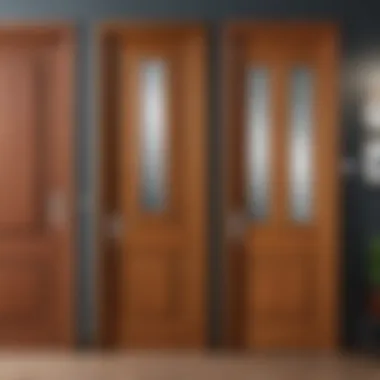 Illustration of door types and their unique features