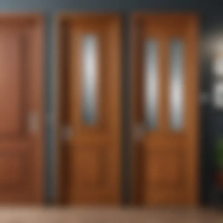 Illustration of door types and their unique features