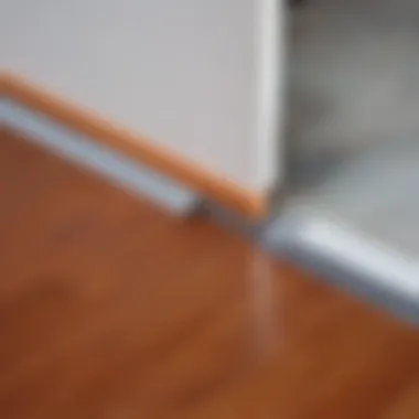 Proper Placement of the Thermal Insulation Strip Proper placement of the thermal insulation strip