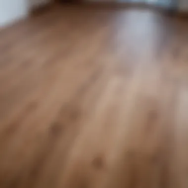 Completed Laminate Floor Final look of installed laminate flooring