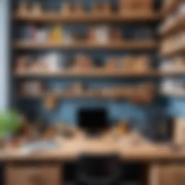 An Organized Workspace for Woodworking Woodworking workspace setup