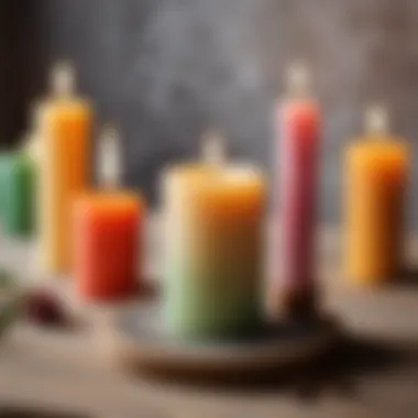 Elegant Candle Molds for Your Creation Beautifully shaped candle molds ready for pouring wax