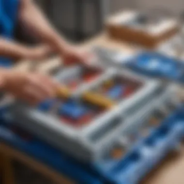 Detailed Assembly of the Junction Box Illustration of assembling the junction box