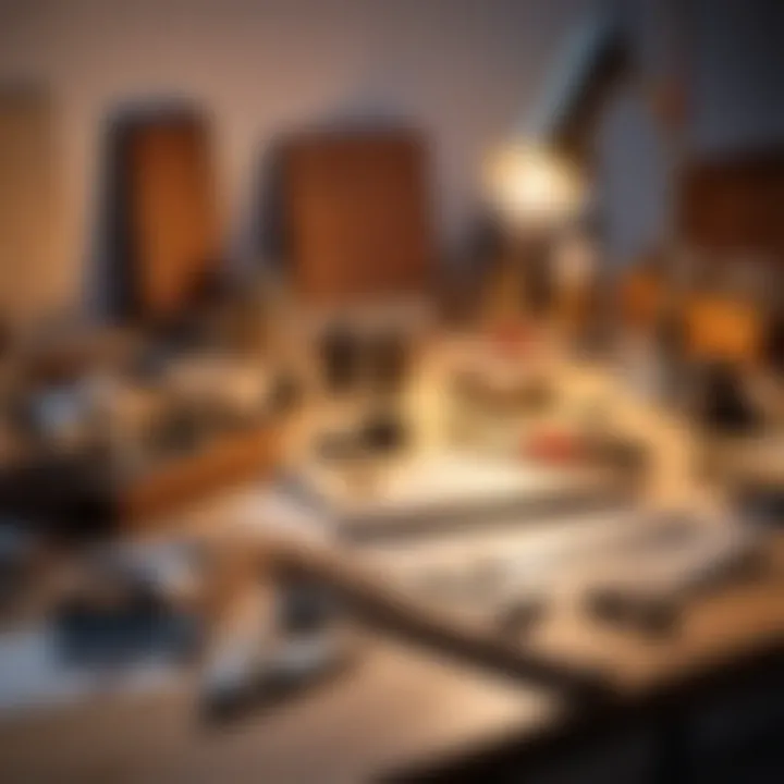 Tools for lamp construction