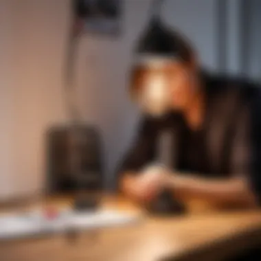 Wiring the lamp