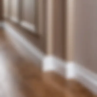 Elegant Baseboards for Stylish Interiors Elegant selection of baseboards in a home setting