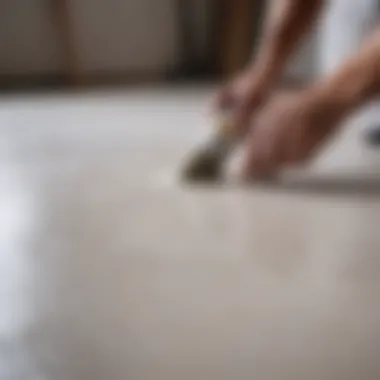 Surface Preparation for a Flawless Finish Prepared surface ready for painting with clean and primed layers