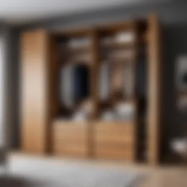 Innovative Storage Solutions for Your Wardrobe Modern wardrobe design showcasing innovative storage solutions