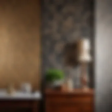 Before and After: Wallpaper Restoration Before and after cleaning wallpaper