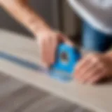 Techniques for removing double-sided tape from surfaces