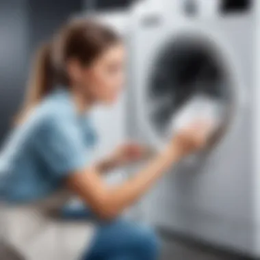 Odor source in washing machines