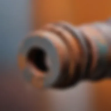 Close-up of Corroded Screw A close-up of a rusted screw with surrounding corrosion