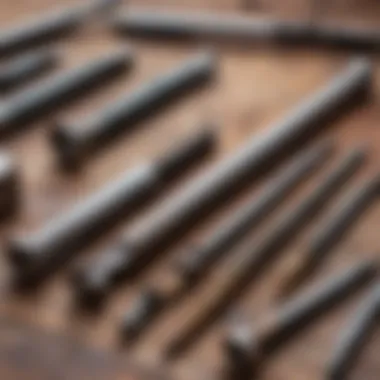 Tools arranged for removing a rusted screw