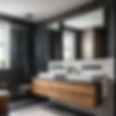 Before and After Bathroom Transformation Before and after transformation of a bathroom space